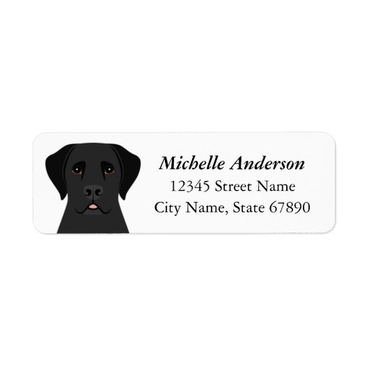 Labrador Retriever Return Address Labels (Voorkant)
