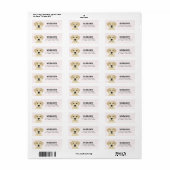 Labrador Retriever Return Address Labels (Full Sheet)