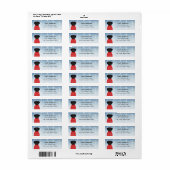 Labrador Retriever Return Address Labels (Full Sheet)