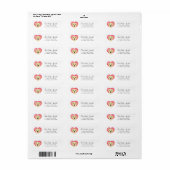 Labrador Retriever Return Address Labels (Full Sheet)