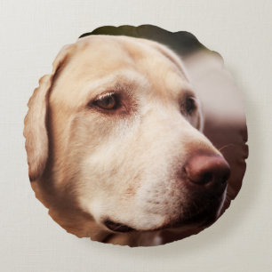 Labrador Retriever Rond Kussen