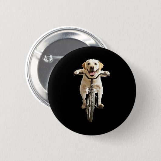 Labrador Retriever Ronde Button 5,7 Cm (Voorkant /achterkant)
