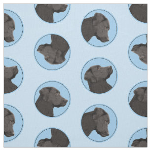 Labrador Retriever Schilderij Zwart Lab Huisdier D Stof