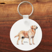 Labrador Retriever Sleutelhanger (Voorkant)