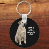 Labrador Retriever sleutelhanger (Voorkant)