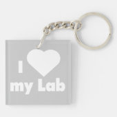 Labrador Retriever sleutelhanger (Achterkant)