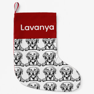 Labrador Retriever sokken Gepersonaliseerd honden Kleine Kerstsok