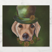 LABRADOR RETRIEVER SPARKLING WIJNETIKET (Enkel label)