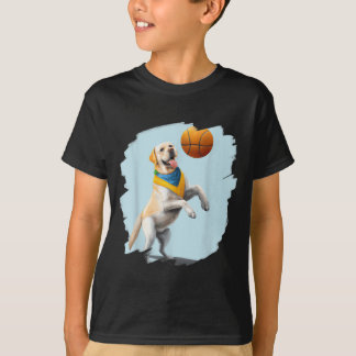Labrador Retriever Speelt Honkbal Grappige Hond T-shirt