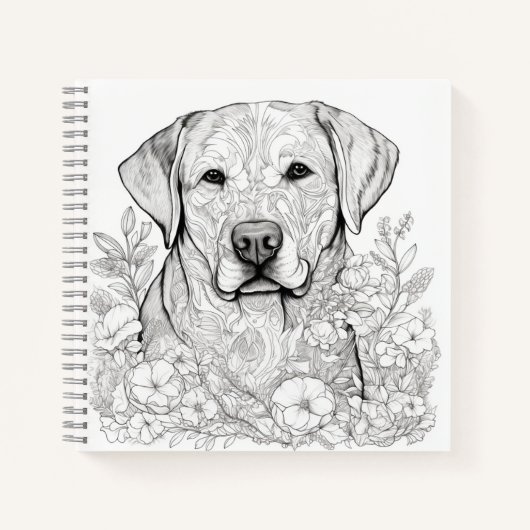 Labrador Retriever Spiraal Notitieboek (Voorkant)