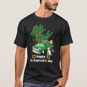 Labrador Retriever St Patricks Day Truck Shamrock T-shirt