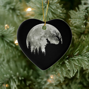 Labrador Retriever staan op berg Halloween Keramisch Ornament