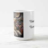 Labrador Retriever SteamPunk Christmas Mug Cup (Centre)