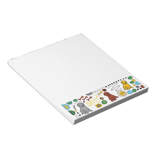 Labrador Retriever Sticky Note Pad Notitieblok (Schuin)