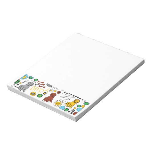 Labrador Retriever Sticky Note Pad Notitieblok (Gedraaid)