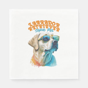 Labrador Retriever Stijlvolle Huisdieren Servet