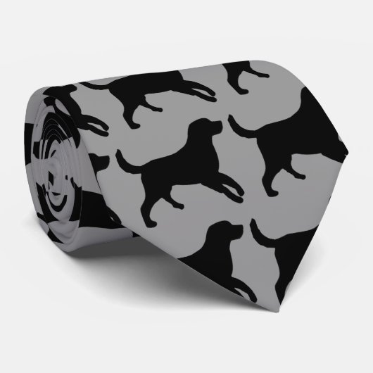 Labrador Retriever Stropdas (Opgerold)