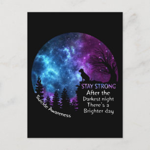 Labrador Retriever Suicide Awareness Pet Lovers Fa Briefkaart