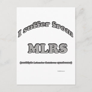Labrador-retriever-syndroom Briefkaart
