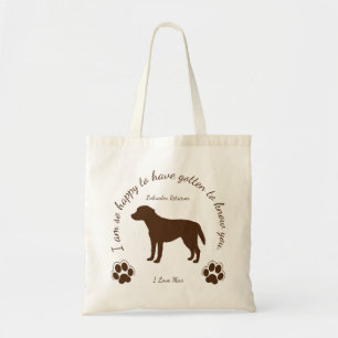Labrador Retriever tas voor jou en je hond トートバッグ