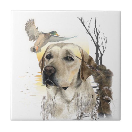 Labrador Retriever Tegeltje (Voorkant)