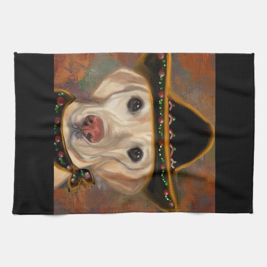 Labrador Retriever Theedoek (Horizontaal)