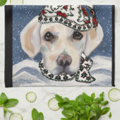 Labrador Retriever Theedoek (Gevouwen)