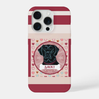 Labrador Retriever Valentines iPhone 11 Pro Case iPhone 15 Pro Hoesje