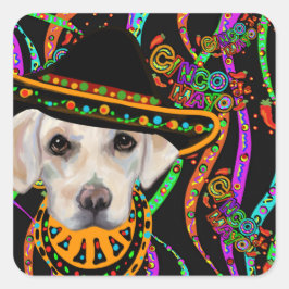 Labrador Retriever Vierkante Sticker