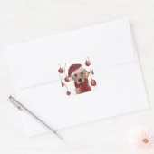 LABRADOR RETRIEVER  VIERKANTE STICKER (Envelop)