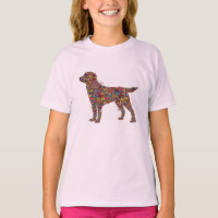 Labrador Retriever Vlinder Silhouet Meisjes Hond