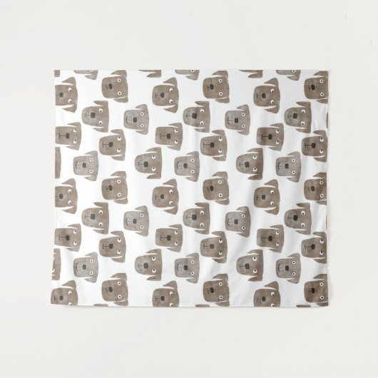 Labrador Retriever Wandkleed (Voorkant (horizontaal))