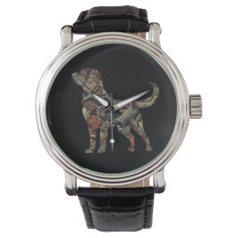 Labrador Retriever Watch, Camo Watch Mannen Horloge