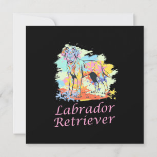 Labrador Retriever Watercolor Kaart