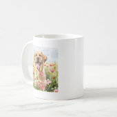 Labrador Retriever Watercolor Mug Koffiemok (Voorkant links)