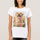 Labrador Retriever Watercolor Women's T-Shirt (Devant)