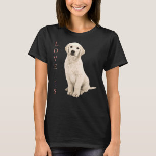 Labrador Retriever White Lab Dog mama T-shirt