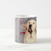 Labrador Retriever Yellow Lab Kerstmis Mok (Center)