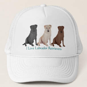 Labrador Retrievers - 3 kleuren tot liefde Trucker Pet