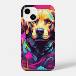 Labrador Retrievers Graffiti iPhone 14 Hoesje