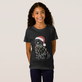 Labrador Retrievers Kerstmis T-shirt (Voorkant volledig)