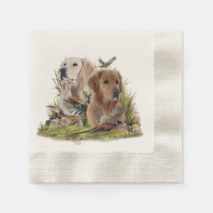 Labrador Retrievers met fazant, Art Servet
