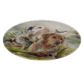 Labrador Retrievers met fazant, Art Snijplank (Hoek)