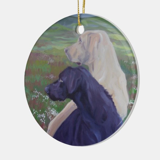 Labrador Retrievers Ornament (Links)