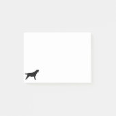 Labrador Retriver jachthond Silhouette Post-it® Notes (Voorkant)