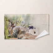 Labrador Retrivers avec faisan, Art (Serviette à main)