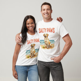 Labrador Salty Paws Strand T-shirt