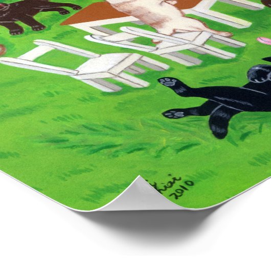 Labrador School Artwork Poster (Hoek)