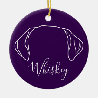 Labrador Sierade (Pootafdrukken) Keramisch Ornament