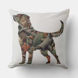 Labrador Sierkussen met camouflage